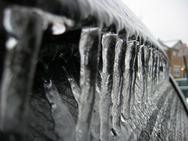 Icicles on 4-Runner, Fairfax, Virginia