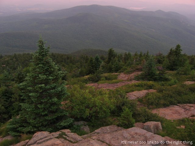 From top of Mt. Kearsarge, North Conway, New Hampshire