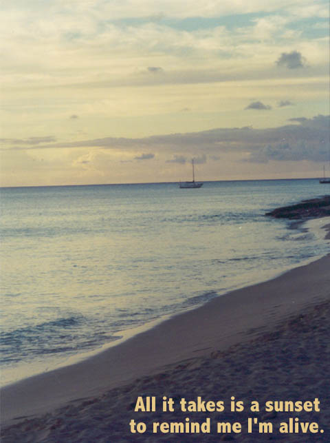 Sunset, St. Croix, Virgin Islands, April 2001