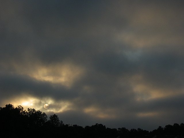 Cloudy sunrise, Fairfax, Virginia