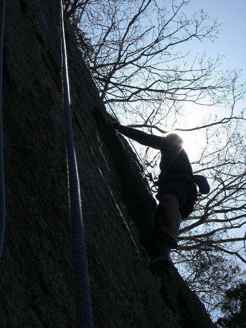 Rock Climbing, Carderock, Maryland