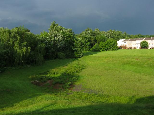 Retreating thunderstorm, Fairfax, Virginia