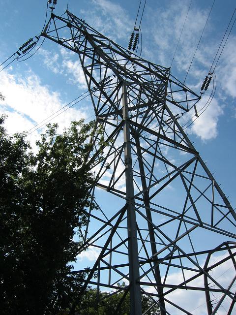 Power lines, along the Lower Trail, Minneapolis, Minnesota
