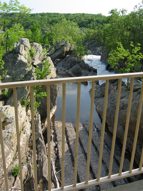 Fish Ladder bridge en route to overlook, Great Falls National Park, Maryland