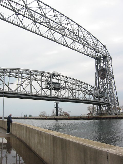 Lift bridge over canal, Duluth, Minnesota