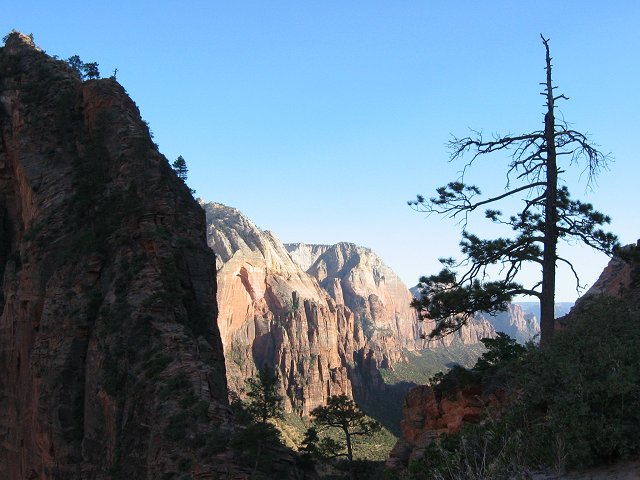 Trail to Angel's Landing (on left), Zion National Park, Utah