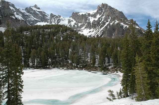 Ampitheater Lake, Grand Teton National Park, Wyoming