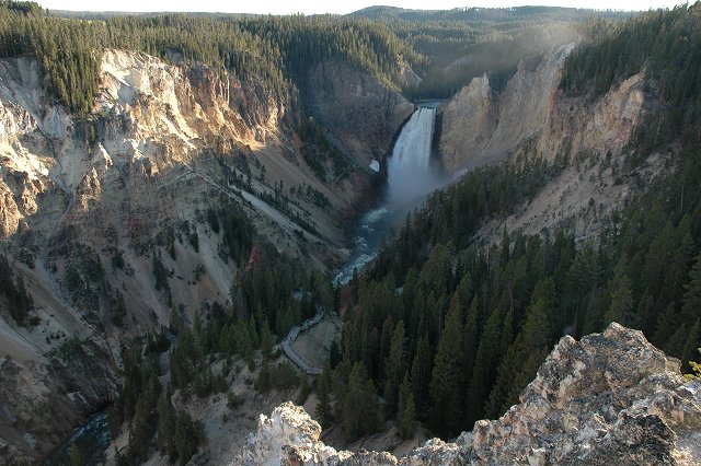 Falls in Grand Canyon of Yellowstone National Park, Wyoming