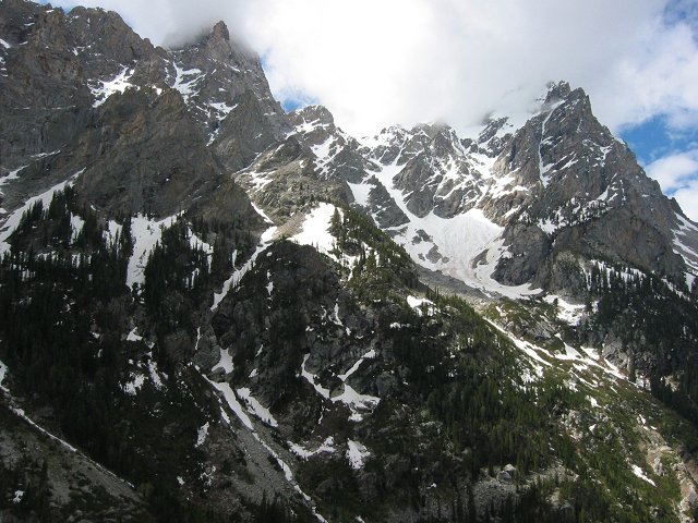 View from Guide's Wall, Teton National Park, Wyoming