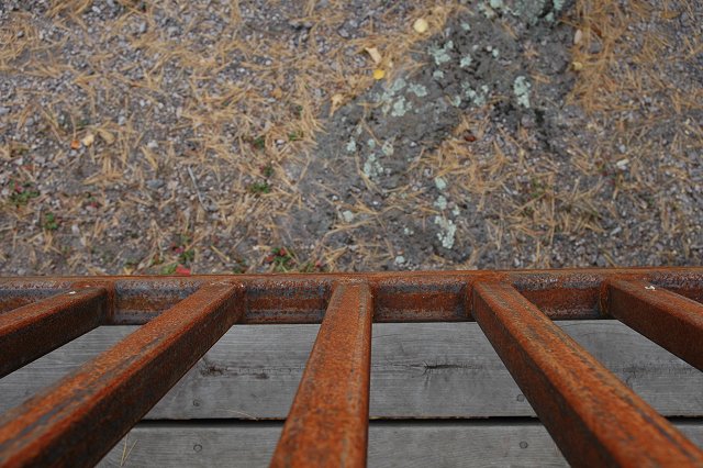 Overlook rails, Tettegouche State Park, Minnesota
